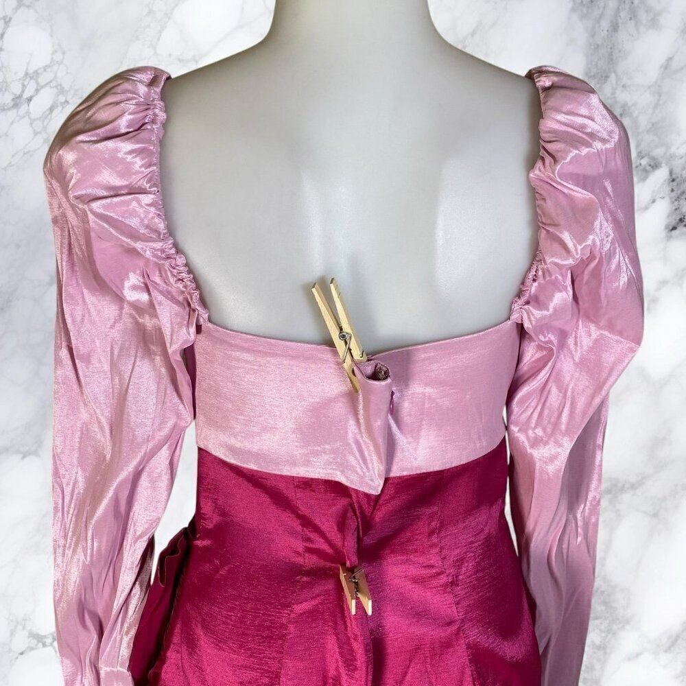 Lovers and Friends Banks Mini Dress - Raspberry - Picture 8 of 9